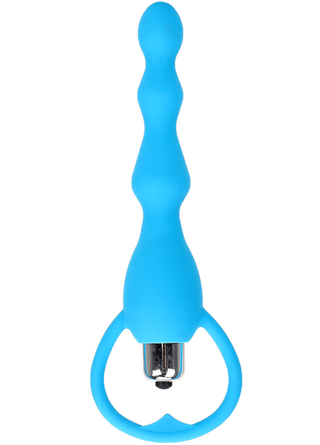 Erox Anal Fantasy Boğumlu Titreşimli Anal Vibratör-Blue