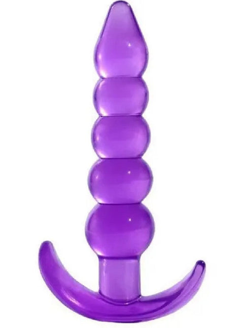 Erox Anal Fantasy Silicone Butt Beads Anal Training Silikon Anal Plug-Purple