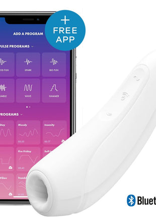 Satisfyer Curvy 2+ White Telefon Kontrollü Emiş Güçlü Vibratör