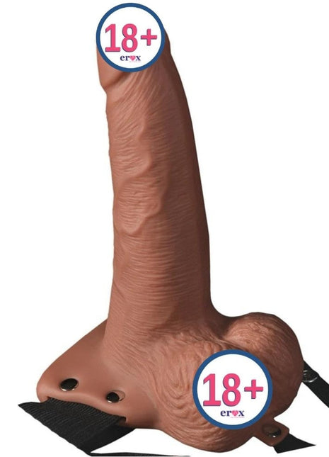 Pipedream Fetish Fantasy Series 6 İnch Hollow Strap-On With Titreşimli İçi Boş Kemerli Penis