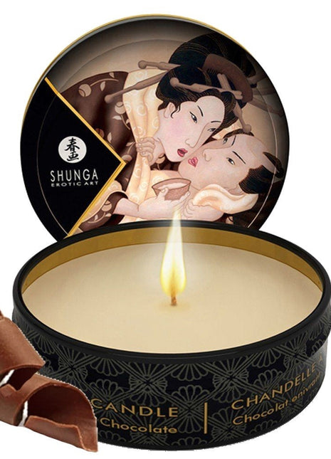 Shunga Mini Massage Candle Chocolate 30 Ml Erotik Masaj Mumu