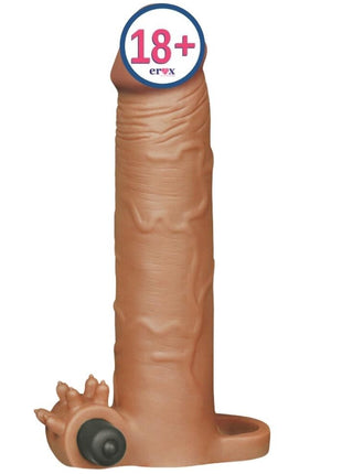 Lovetoy X-Tender Titreşimli 6.5 cm Dolgulu Melez Realistik Penis Kılıfı