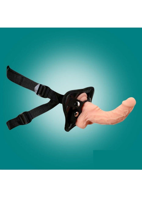 18,5 Cm Kıkırdaklı Şekillendirilebilir Yumuşak Dokulu Belden Bağlamalı Strapon