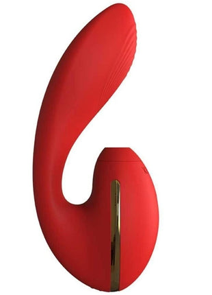 KissToy Tina 6 İn 1 Arada Isıtmalı Titreşimli Emiş Güçlü Vibratör