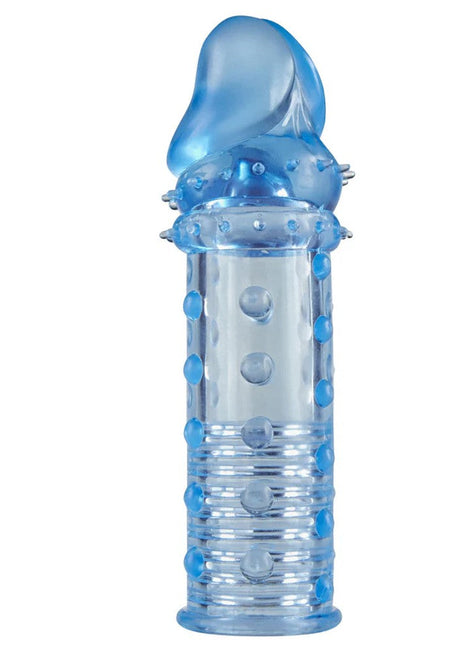 ToyJoy Power Stud Sleeve Tırtıklı Penis Kılıfı-Blue
