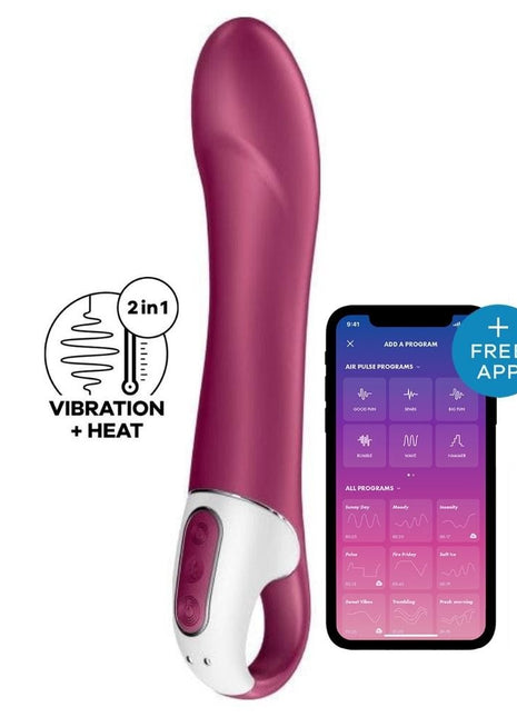 Satisfyer Big Heat Telefon Kontrollü Isıtmalı Vibratör