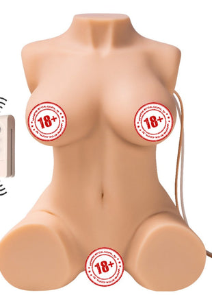 Shequ Jacey Emişli ve Titreşimli Yarım Vücut Masturbator SQ-MAS20020