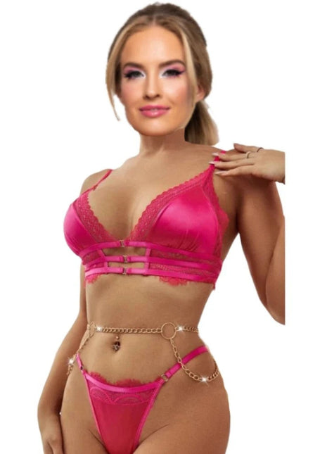 Erox Fantasy New Dreams Zincirli Sütyen Külot Takımı