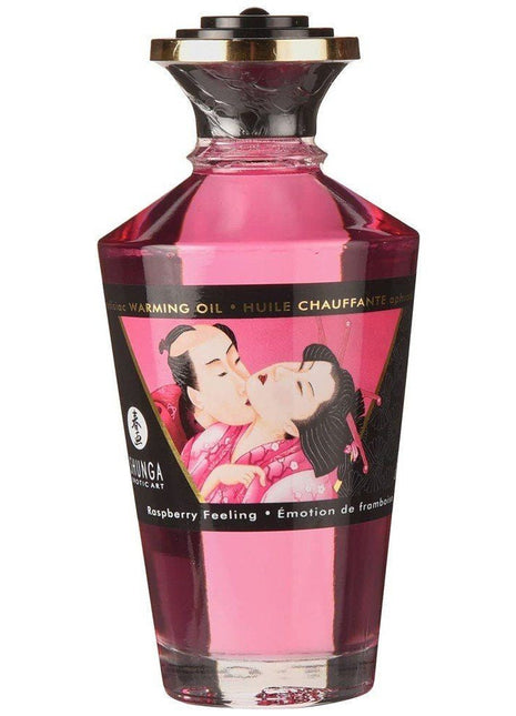 Shunga Aphrodisiac Warming Oil Raspberry Aromalı Isıtmalı Masaj Yağı 100 Ml.
