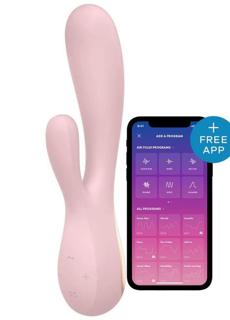 Satisfyer Mono Flex Pink Telefon Kontrollü Rabbit Vibratör