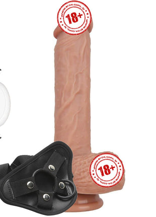 Simulation Of Skin Rotating Dildo 22 Cm Kemerli Dönebilen Hareketli Penis