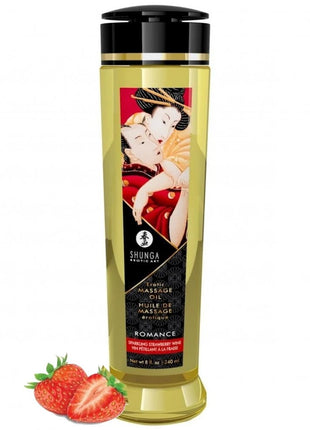 Shunga Massage Oil Çilek Aromalı Masaj Yağı 240 Ml.