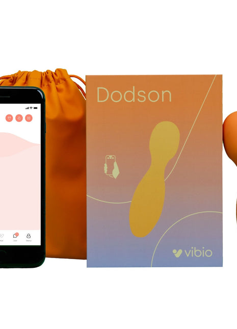Vibio Dodson Telefon Kontrollü Mini Wand Vibrator Orange
