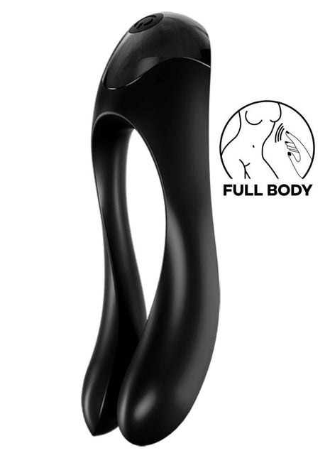 Satisfyer Candy Cane Black Finger Parmak Vibratör