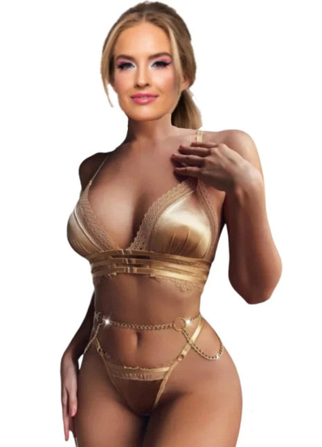 Erox Fantasy New Dreams Zincirli Sütyen Külot Takımı