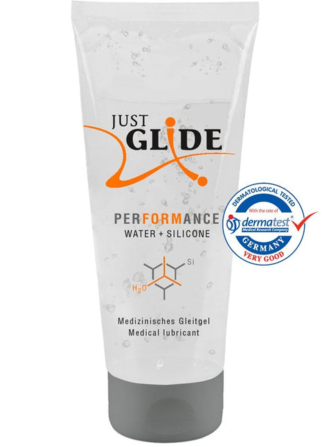 Just Glide Water-Based And Silicone Unisex Performance Gel 200 ml