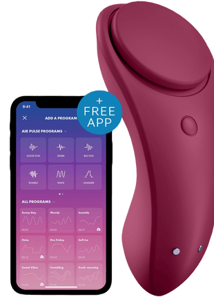 Satisfyer Sexy Secret Telefon Uyumlu Giyilebilir Vibratör