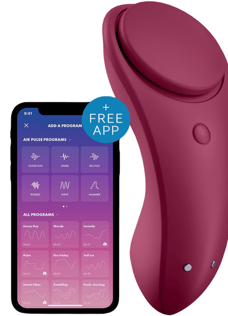 Satisfyer Sexy Secret Telefon Uyumlu Giyilebilir Vibratör