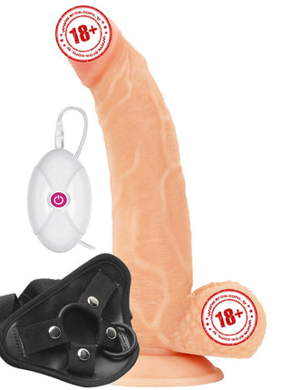 Lovetoy Vibrating Easy Strapon 21.5 Cm Kemerli Titreşimli Penis