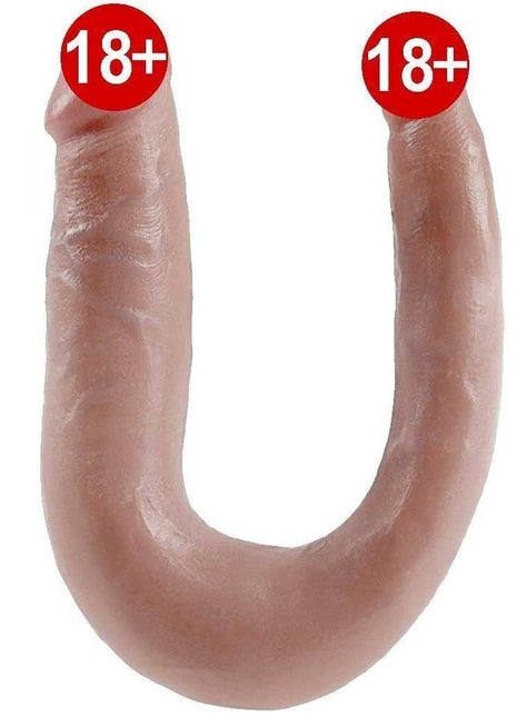 Pipedream King Cock Çift Başlı U Shape Medium Trouble Realistik Penis