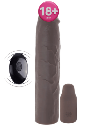 Pipedream Fantasy X-Tensions Elite Vibrating 3'' Plug Titreşimli Penis Kılıfı