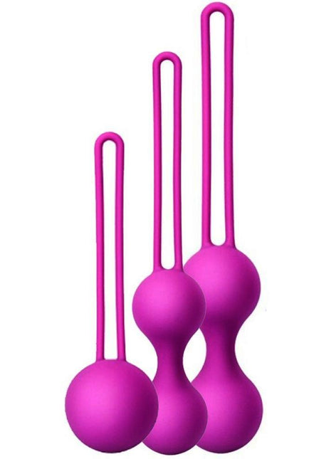 Erox Kegel Balls Exercisers Metal Ağırlıklı Kegel Egzersiz Topu Set-D.Purple