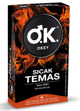 Okey Sıcak Temas 10'lu Prezervatif