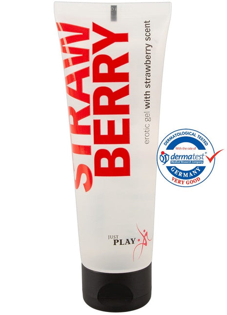 Just Play Strawberry Erotic Gel Aromalı Kayganlaştırıcı Jel 80 ml.