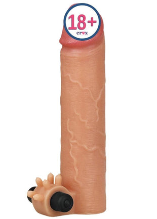 Lovetoy Nature Extender Doğal Et Dokulu Titreşimli Penis Kılıfı