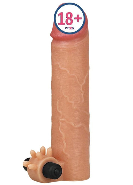 Lovetoy Nature Extender Doğal Et Dokulu Titreşimli Penis Kılıfı