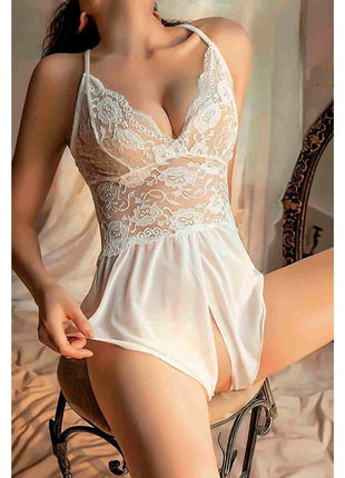 Merry See Özel Bölgesi Açık Fantezi İç Giyim Gecelik Body