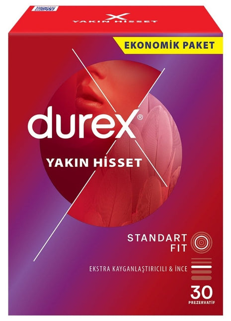 Durex Yakın Hisset 30'lu Prezervatif