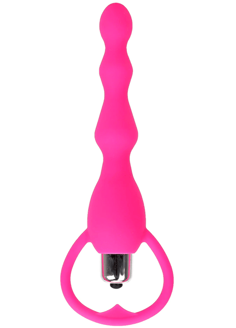 Erox Anal Fantasy Boğumlu Titreşimli Anal Vibratör-Pink