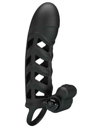 Pretty Love Penis Sleeve II Klitoris Uyarıcılı 10 Modlu Penis Kılıfı
