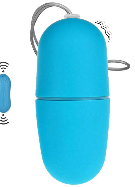 Erox Mini Fantasy 10 Mode Vibration Giyilebilir Uzaktan Kumandalı Vibratör-Blue