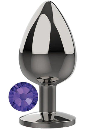 Erox Purple Jewellery Large Lüks Çelik Anal Plug