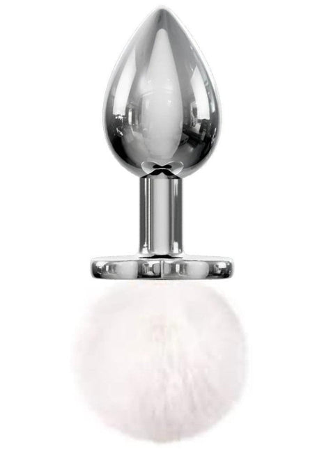 Erox Luxury Bunny Tail Peluşlu Metal Anal Plug