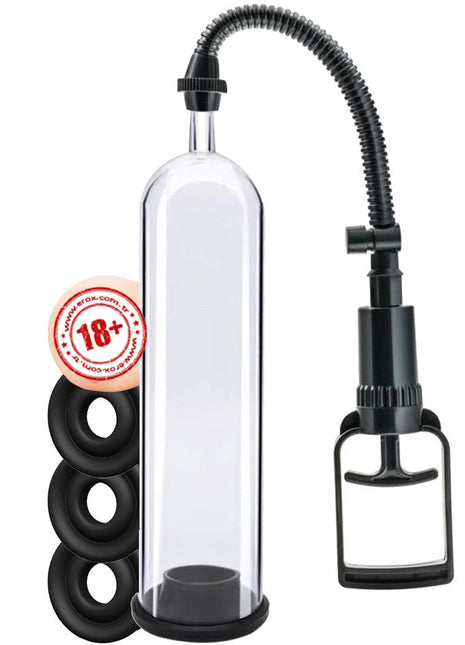 Erox Mens Pump Tetik Mekanizmalı Penis Pompası Seti