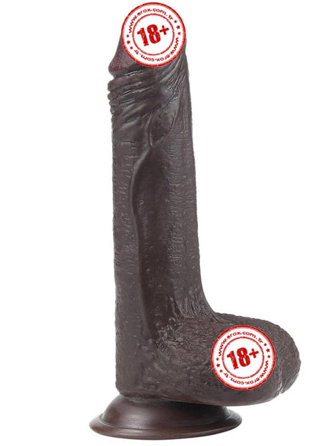 Lovetoy Sliding Skin Dildo Hareketli Deri Özellikli 18 Cm Realistik Zenci Penis