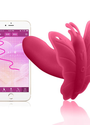Realov Lydia 1 Telefon Kontrollü Giyilebilir Kelebek Vibratör Pink