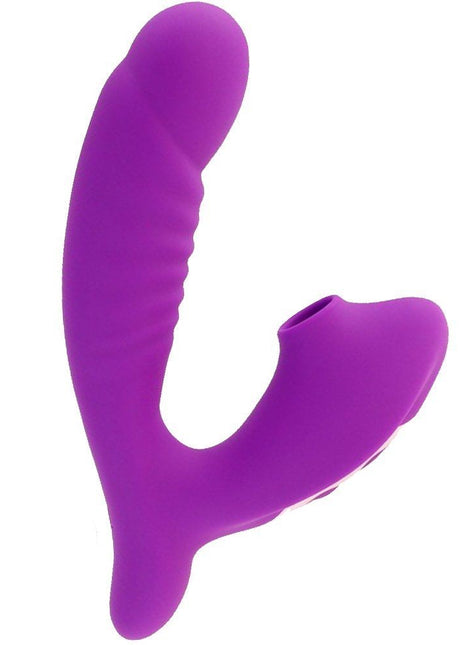 Erox Emiş Güçlü ve G-Stimulant 10 Mod Vibrator Mor