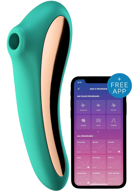 Satisfyer Dual Kiss Telefon Kontrollü Hava Darbeli Vibratör