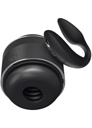 Voy Strker ve We-Vibe Sync 2 Çiftler İçin Vibratör Çift Eğlence Çift Kiti