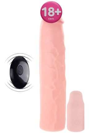 Pipedream Fantasy X-Tensions Elite Vibrating 3'' Plug Titreşimli Penis Kılıfı