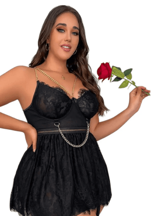 Erox Fantasy Wear Dantelli Mini Seksi Gecelik
