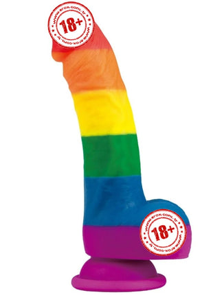 Lovetoy Prider Dildo 20 cm Renkli Soft Doku Realistik Penis LV410027