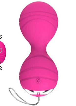 Erox Yüksek Kalite Pembe Uzaktan Kumandalı Kegel Egzersiz Vibratörü