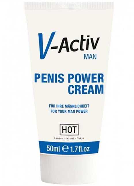 Hot V-Activ Penis Power Cream Özel Erkek Penis Kremi 50 Ml.