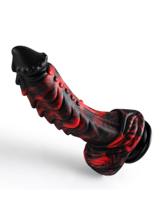 Monster 23 Cm Red Black Realistik Dildo