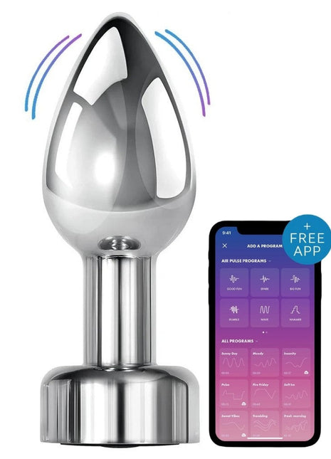 Erox Phone Control Plug Telefon Uyumlu 10 Modlu Metal Anal Vibratör